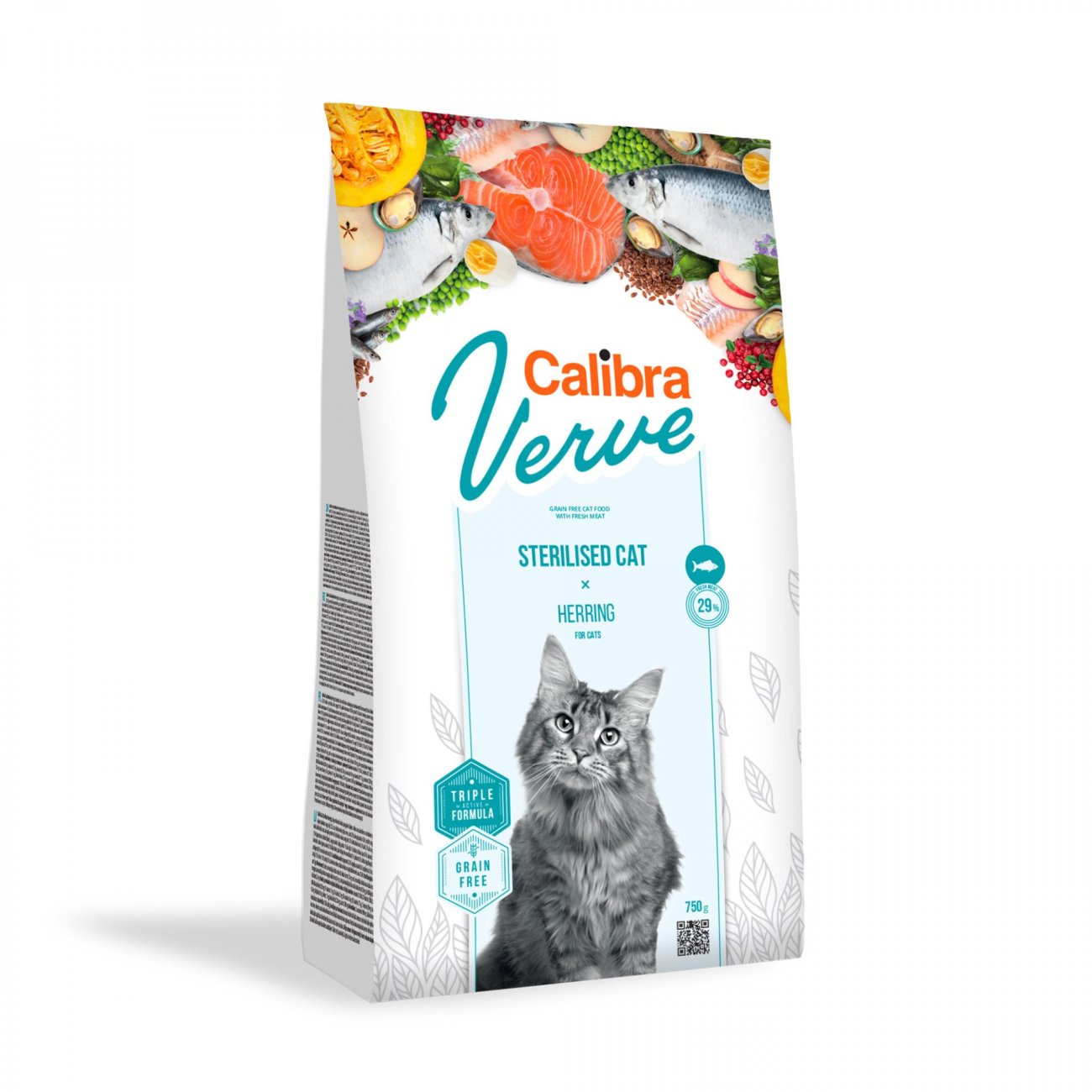 Calibra Cat Verve GF Sterilised Herring 